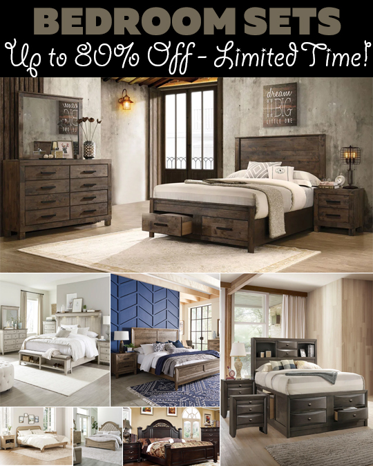 Up to 80% Off Wayfair’s Bedroom Sets