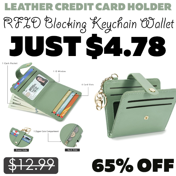 RFID Blocking Keychain Wallet Only $4.78 (Regularly $12.99)