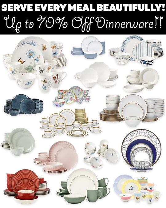 Up to 80% Off Macy’s Dinnerware