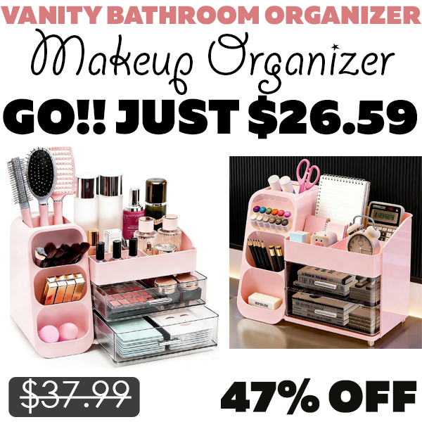 Makeup Organizer Only $26.59 (Regularly $37.99)