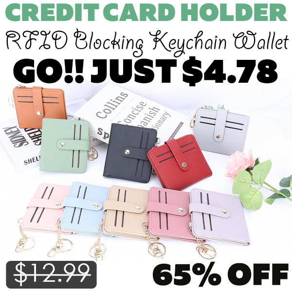 RFID Blocking Keychain Wallet Only $4.78 (Regularly $12.99)