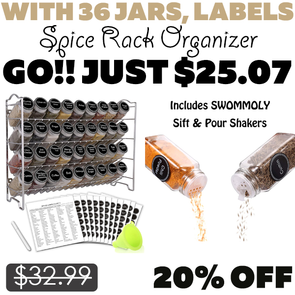 Spice Rack Organizer Only $25.07 (Regularly $32.99)