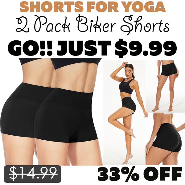 2 Pack Biker Shorts Only $9.99 (Regularly $14.99)