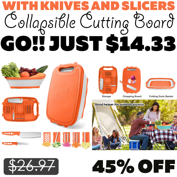 Collapsible Cutting Board Only $14.33 (Regularly $26.97)