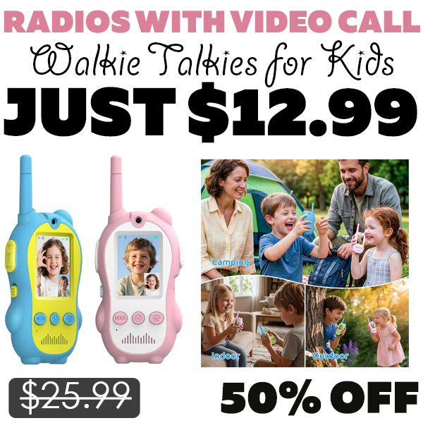 Walkie Talkies for Kids Only $12.99 (Regularly $25.99)