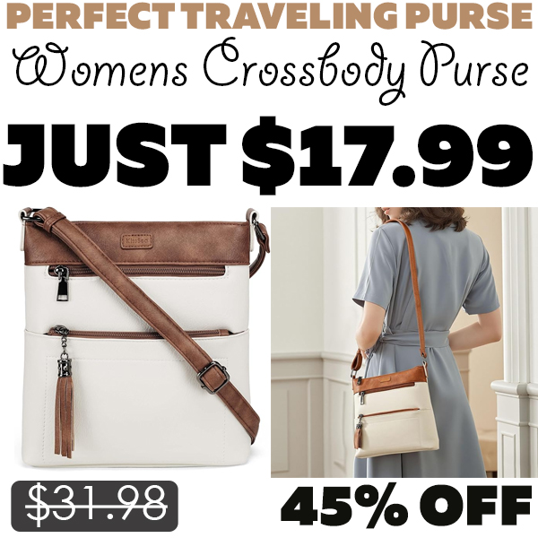Womens Crossbody Purse Only $17.99 (Regularly $31.98)