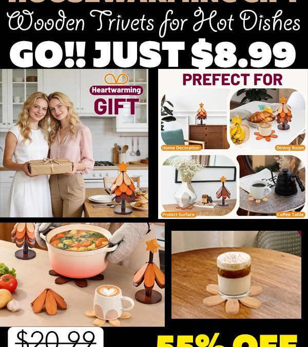 Wooden Trivets for Hot Dishes Only $8.99 (Regularly $20.99)