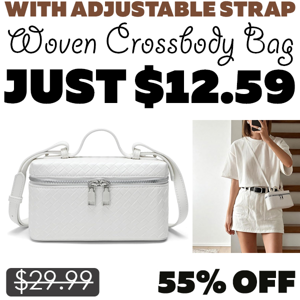 Woven Crossbody Bag Only $12.59 (Regularly $29.99)