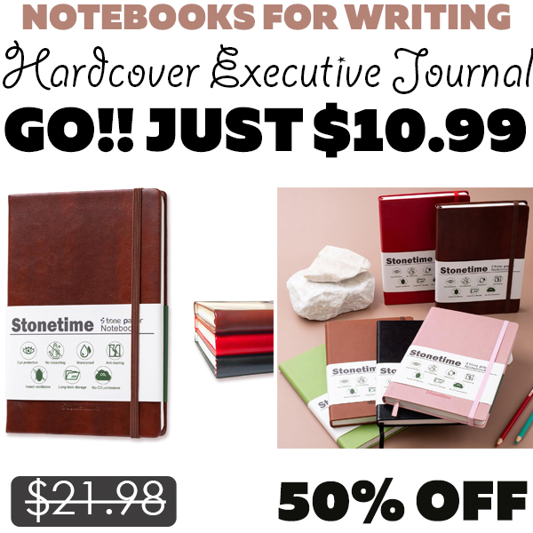 Hardcover Executive Journal Only $10.99 (Regularly $21.98)