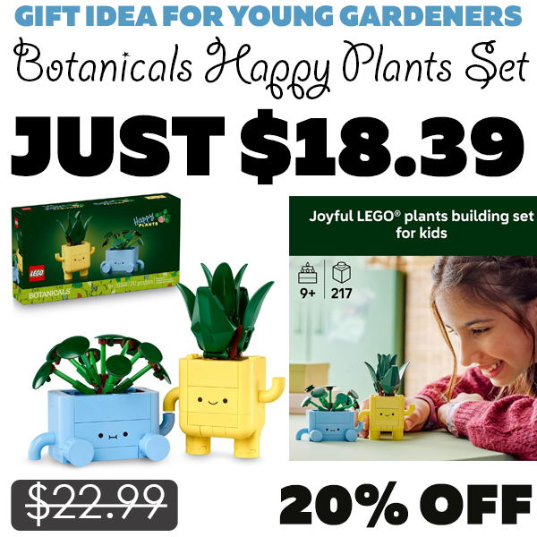 Botanicals Happy Plants Set Only $18.39 (Regularly $22.99)