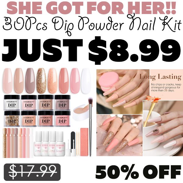 30Pcs Dip Powder Nail Kit Only $8.99 (Regularly $17.99)