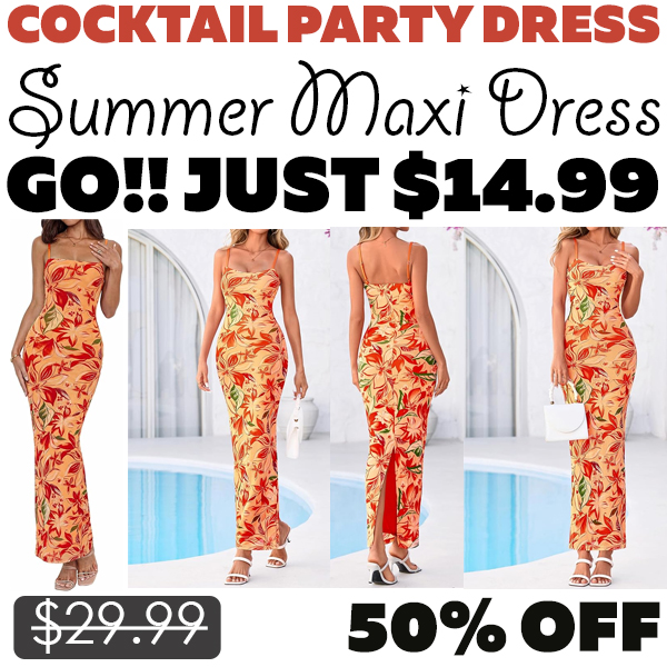 Summer Maxi Dress Only $14.99 (Regularly $29.99)