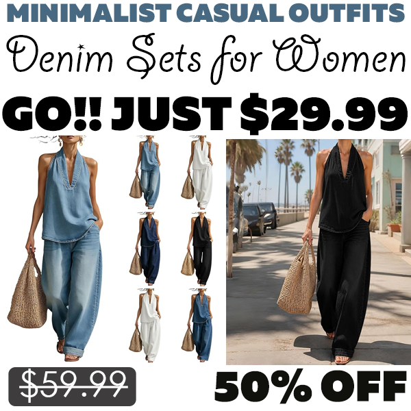 Denim Sets for Women Only $29.99 (Regularly $59.99)