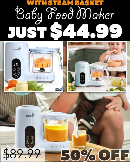 Food Maker with Steam Basket Only $44.99 (Regularly $89.99)