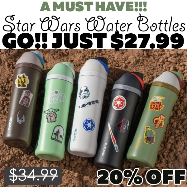 Star Wars Water Bottles Only $27.99 (Regularly $34.99)