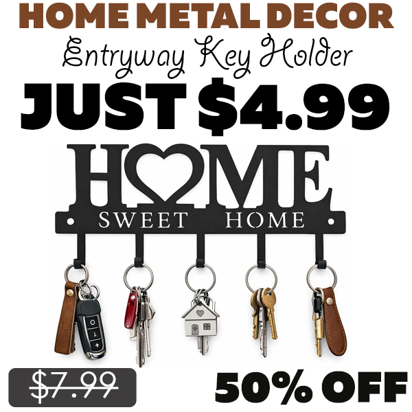 Entryway Key Holder Only $4.99 (Regularly $7.99)