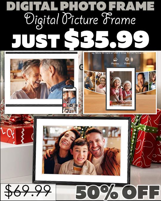 Digital Picture Frame Only $35.99 (Regularly $69.99)
