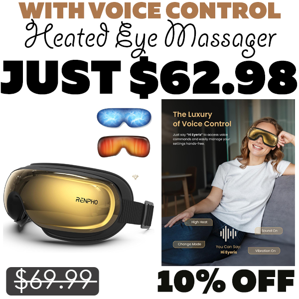 Heated Eye Massager Only $62.98 (Regularly $69.99)