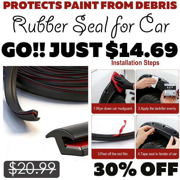 Rubber Seal for Car Only $14.69 (Regularly $20.99)