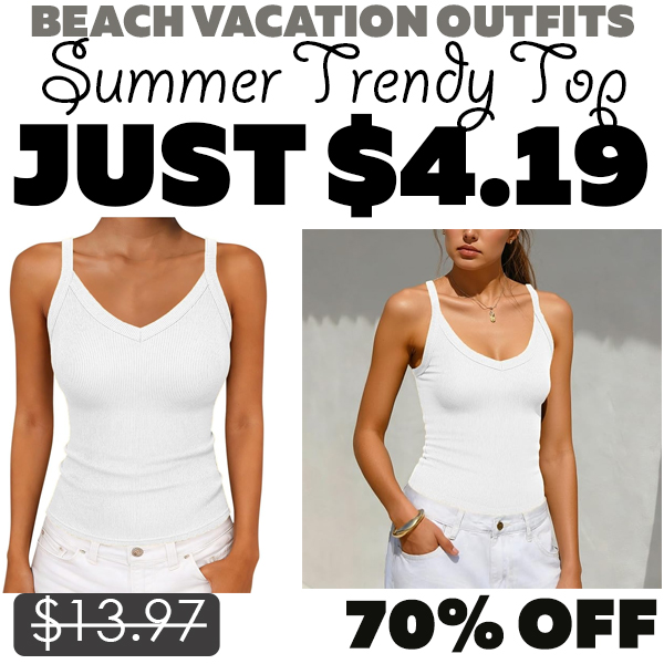 Summer Trendy Top Only $4.19 (Regularly $13.97)