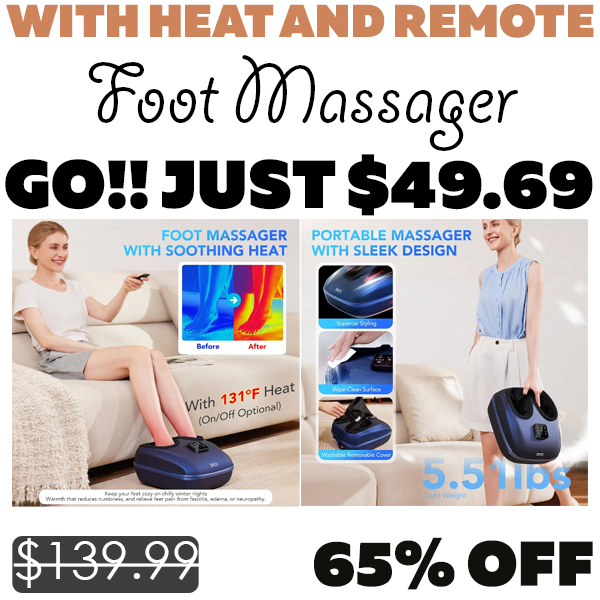 Foot Massager Only $49.69 (Regularly $139.99)