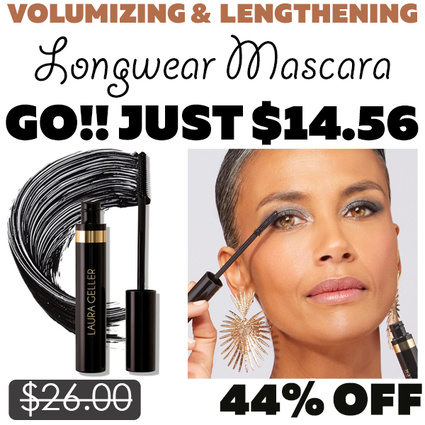 Longwear Mascara Only $14.56 (Regularly $26.00)