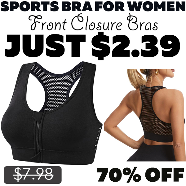 Front Closure Bras Only $2.39 (Regularly $7.98)