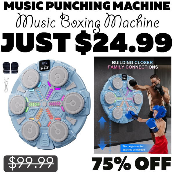 Music Boxing Machine Only $24.99 (Regularly $99.99)