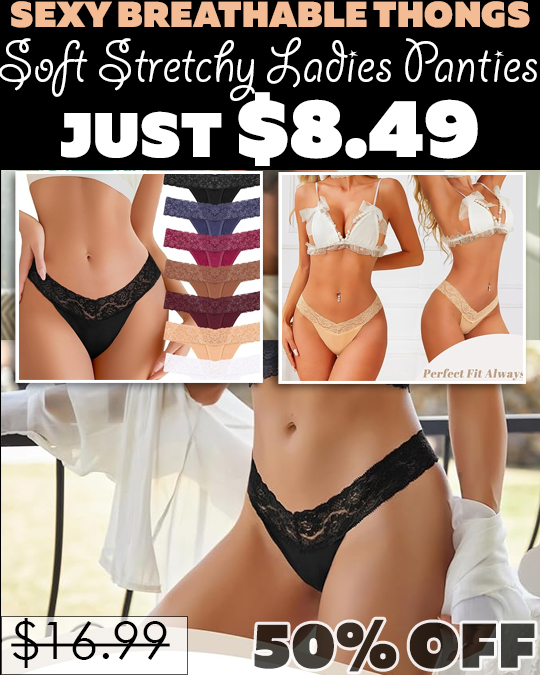 Soft Stretchy Ladies Panties Only $8.49 (Regularly $16.99)