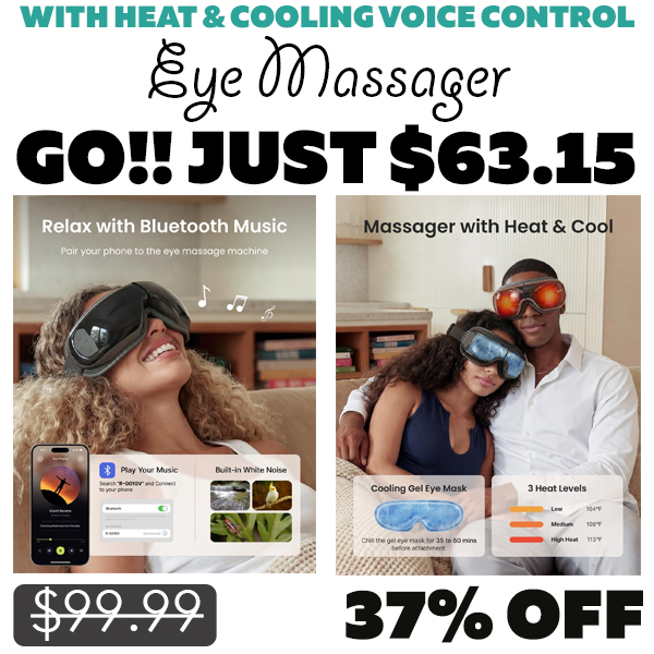 Eye Massager Only $63.15 (Regularly $99.99)