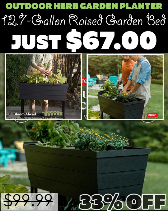12.7-Gallon Raised Garden Bed Only $67.00 (Regularly $99.99)