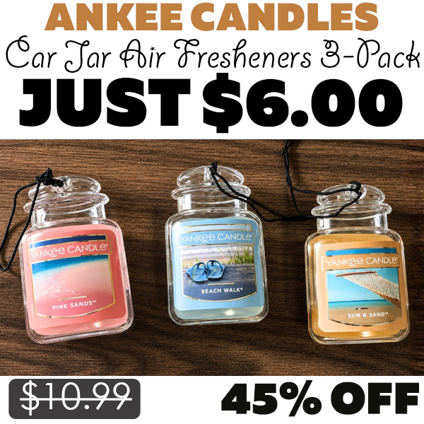 Car Jar Air Fresheners 3-Pack Only $6.00 (Regularly $10.99)