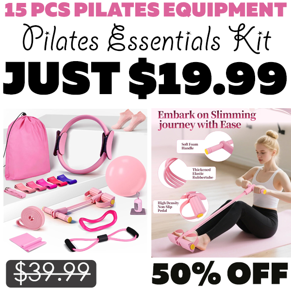 Pilates Essentials Kit Only $19.99 (Regularly $39.99)