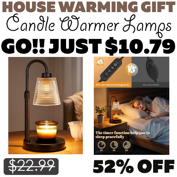 Candle Warmer Lamps Only $10.79 (Regularly $22.99)