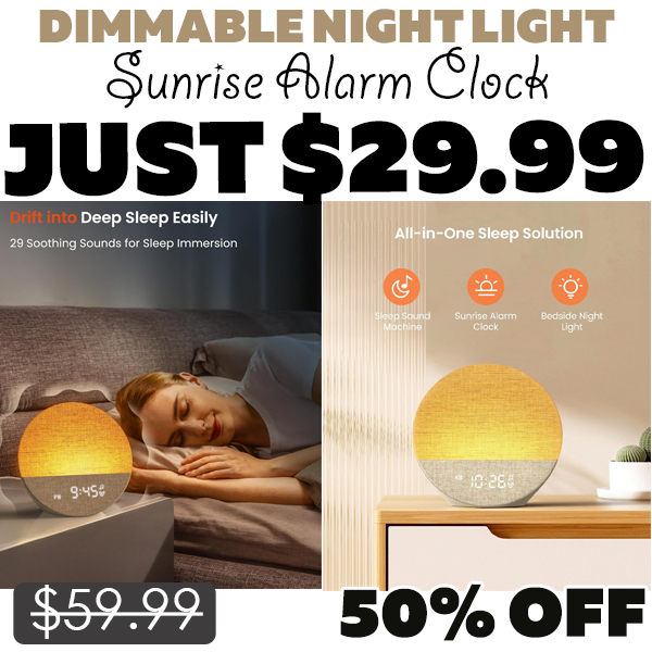 Sunrise Alarm Clock Only $29.99 (Regularly $59.99)