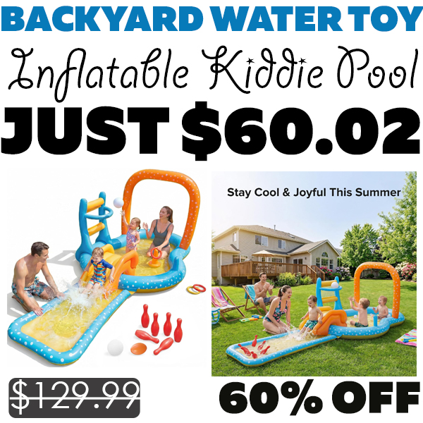Inflatable Kiddie Pool Only $60.02 (Regularly $129.99)