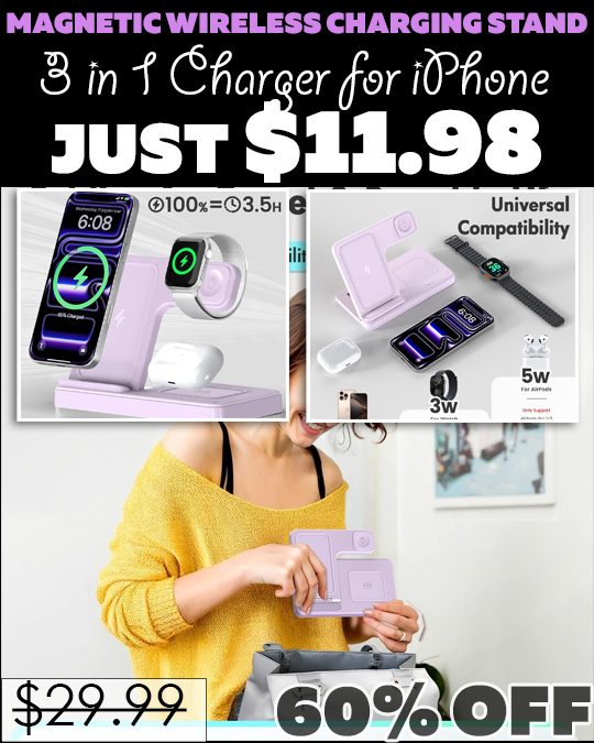 3 in 1 Charger for iPhone Only $11.98 (Regularly $29.99)