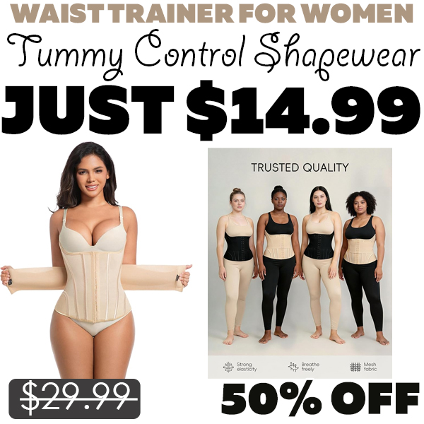 Tummy Control Shapewear Only $14.99 (Regularly $29.99)