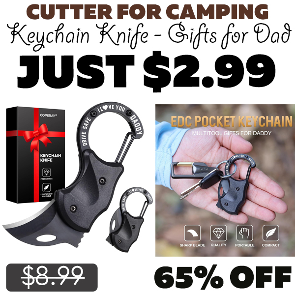 Keychain Knife Only $2.99 (Regularly $8.99)