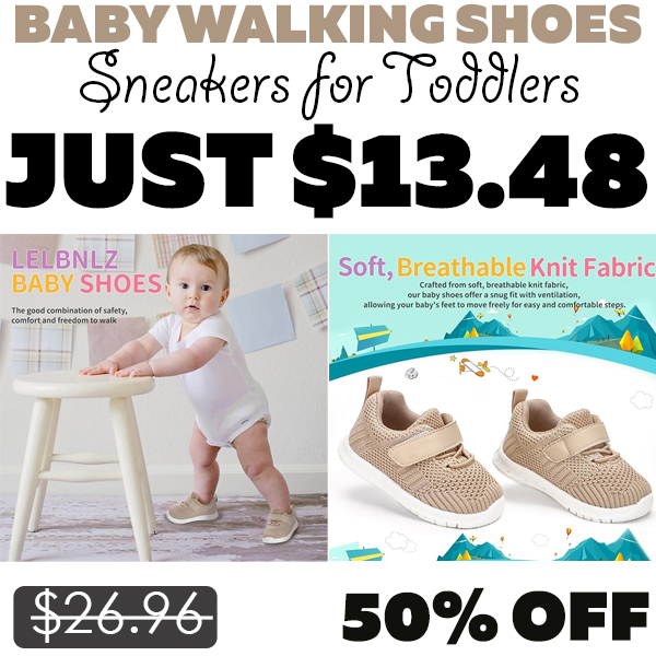 Sneakers for Toddlers Only $13.48 (Regularly $26.96)