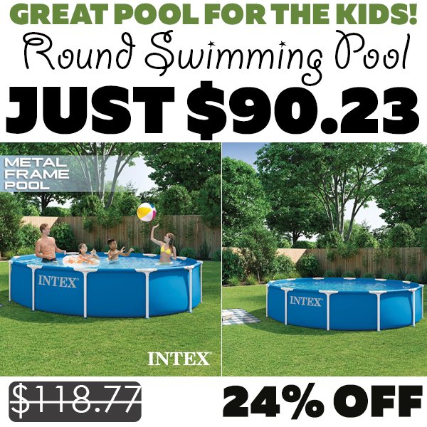 Round Swimming Pool Only $90.23 (Regularly $118.77)
