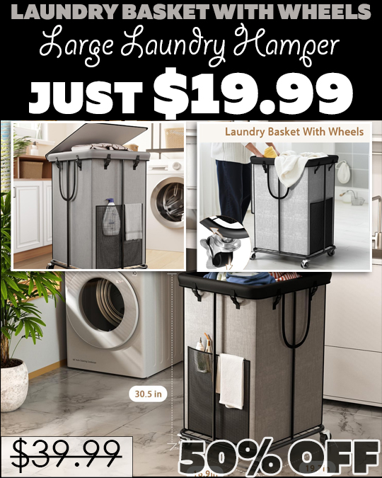 Large Laundry Hamper Only $19.99 (Regularly $39.99)