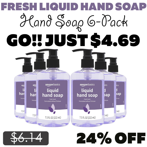 Hand Soap 6-Pack Only $4.69 (Regularly $6.14)