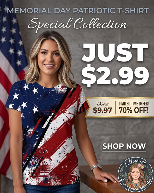 Memorial Day TShirt Only $2.99 (Regularly $9.97)