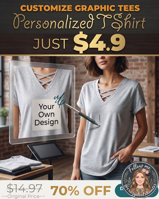 Personalized TShirt Only $4.49 (Regularly $14.97)