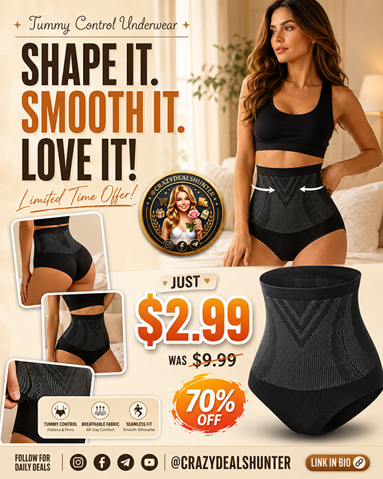 Tummy Control Underwear Only $2.99 (Regularly $9.99)