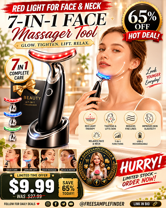 7-in-1 Face Massager Tool Only $9.99 (Regularly $27.99)