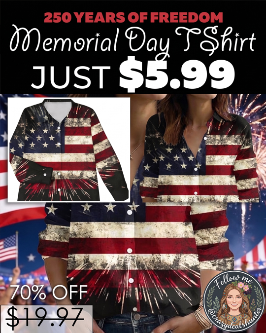 Memorial Day TShirt Only $5.99 (Regularly $19.97)