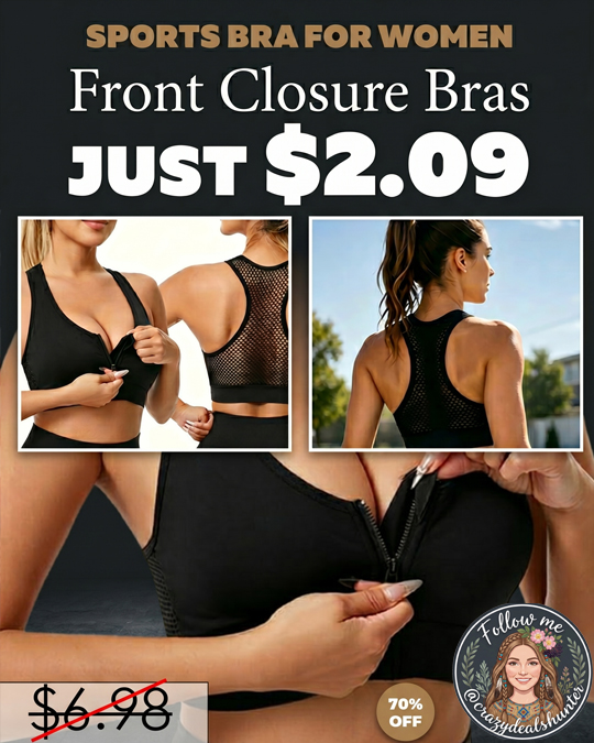 Front Closure Bras Only $2.09 (Regularly $6.98)