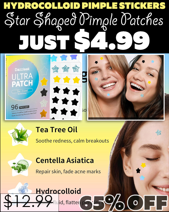 Star Shaped Pimple Patches Only $4.99 (Regularly $12.99)